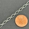 Picture of Sterling Silver Long & Short Bulk Chain 4mm Oval, Sold by the Foot