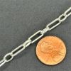 Picture of Sterling Silver Long & Short Pattern Bulk Chain 4.8mm, Sold by the Foot