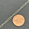 Picture of Sterling Silver Long And Short Bulk Chain 3.3mm, Sold by the Foot