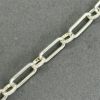 Picture of Sterling Silver Pattern Long & Short Bulk Chain 6mm, Sold by the Foot