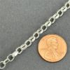 Picture of Sterling Silver Diamond Cut  Rolo Bulk Chain, 4.3mm, Sold by the Foot