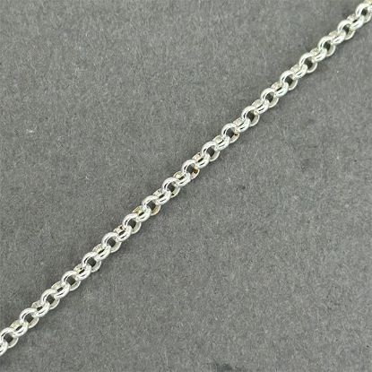 Picture of Sterling Silver Rolo Bulk Chain 2.6mm, Sold by the Foot