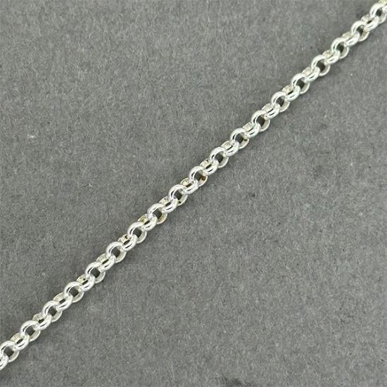 Picture of Sterling Silver Rolo Bulk Chain 2.6mm, Sold by the Foot