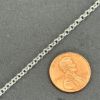 Picture of Sterling Silver Rolo Bulk Chain 2.6mm, Sold by the Foot