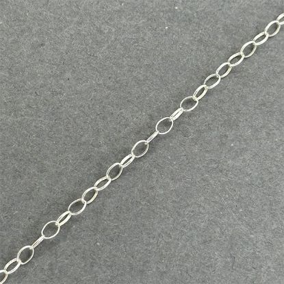 Picture of Sterling Silver Rolo Bulk Chain 2.7mm, Sold by the Foot