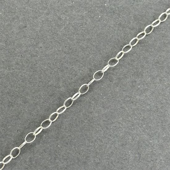 Picture of Sterling Silver Rolo Bulk Chain 2.7mm, Sold by the Foot