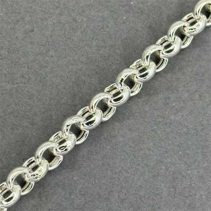Picture of Sterling Silver Rolo Bulk Chain 3mm, Sold by the Foot