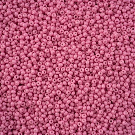 Picture of Preciosa Czech Seed Bead, 11/0 Bubble Gum Pink Chalk Dyed Solgel
