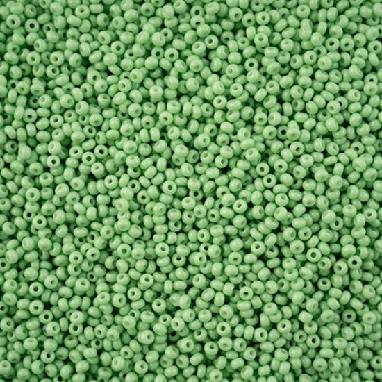 Picture of Preciosa Czech Seed Bead, 11/0 Dark Green Dyed Solgel