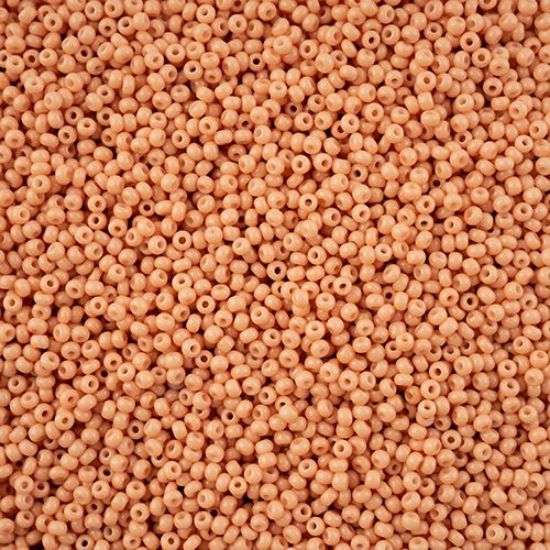Picture of Preciosa Czech Seed Bead, 11/0 Light Brown Dyed Solgel
