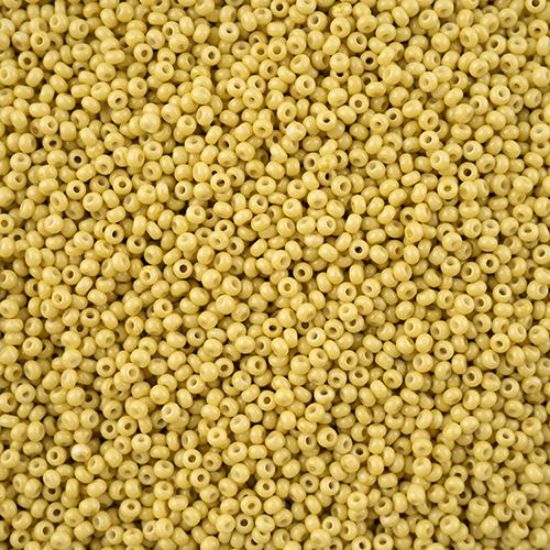 Picture of Preciosa Czech Seed Bead, 11/0 Mustard Dyed Solgel