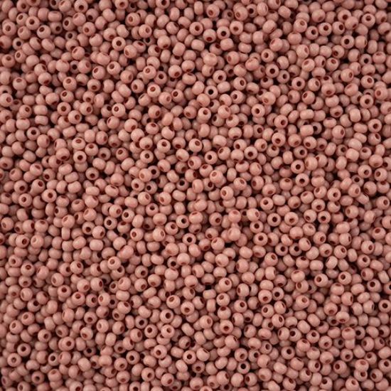 Picture of Preciosa Czech Seed Bead, 11/0 Opaque Pink Dyed Solgel