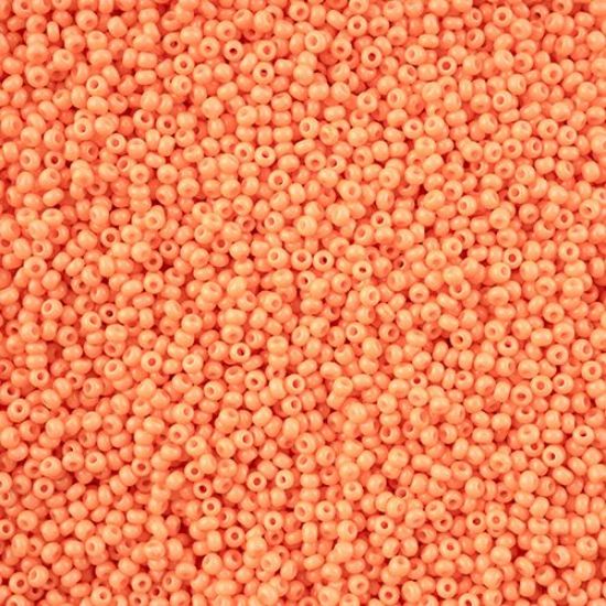 Picture of Preciosa Czech Seed Bead, 11/0 Orange Chalk Dyed Solgel