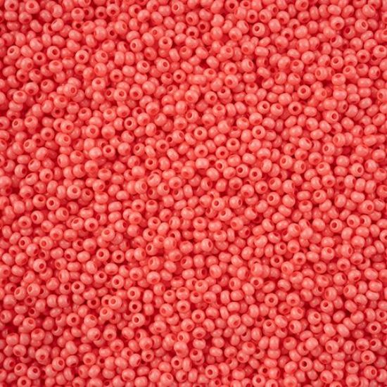 Picture of Preciosa Czech Seed Bead, 11/0 Pink Chalk Dyed Solgel