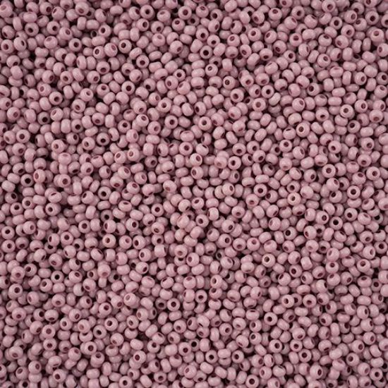 Picture of Preciosa Czech Seed Bead, 11/0 Plum Chalk Dyed Solgel