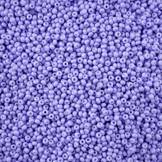 Picture of Preciosa Czech Seed Bead, 11/0 Purple Chalk Dyed Solgel
