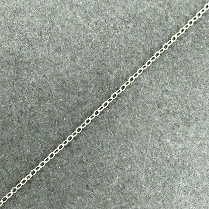 Picture of Sterling Silver Fine Cable Bulk Chain 1.25mm, Sold by the Foot