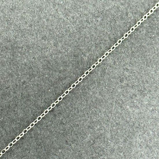 Picture of Sterling Silver Fine Cable Bulk Chain 1.25mm, Sold by the Foot