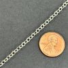 Picture of Sterling Silver Flat Cable Bulk Chain 3.1mm, Sold by the Foot 