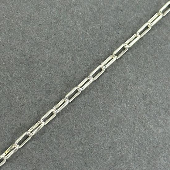 Picture of Sterling Silver Half-Round Cable Bulk Chain 2.7mm, Sold by the Foot