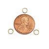 Picture of Gold Plated Round Jump Ring 5mm, Sold per pkg of 50