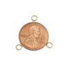 Picture of Gold Plated Round Jump Ring 4mm, Sold per pkg of 50