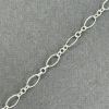 Picture of Sterling Silver Long & Short Bulk Chain 2.7mm, Sold by the Foot