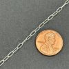 Picture of Sterling Silver Flat Cable Bulk Chain 2.2mm, Sold by the Foot