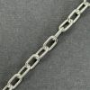 Picture of Sterling Silver Rectangle Cable Bulk Chain 4.9mm, Sold by the Foot