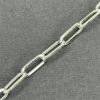 Picture of Sterling Silver Rectangle Cable Bulk Chain 5mm, Sold by the Foot