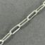 Picture of Sterling Silver Rectangle Cable Bulk Chain 5mm, Sold by the Foot