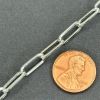 Picture of Sterling Silver Rectangle Cable Bulk Chain 5mm, Sold by the Foot