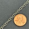 Picture of Sterling Silver Round Cable Bulk Chain 3.5mm, Sold by the Foot