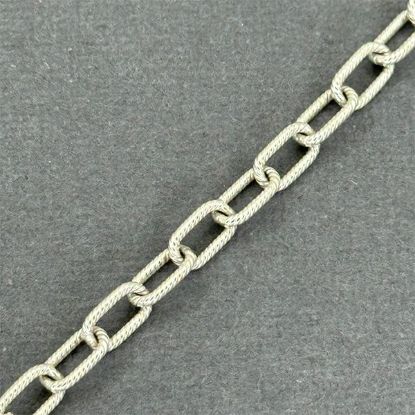 Picture of Sterling Silver Twist Cable Bulk Chain 4.9mm, Sold by the Foot