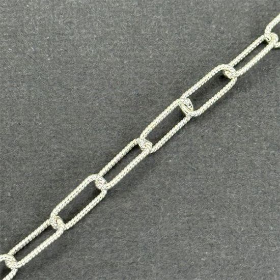 Picture of Sterling Silver Twist Cable Chain 4.35mm, Sold by the Foot