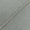 Picture of Sterling Silver Oxidized Cable Stamp Bulk Chain 2.5mm, Sold by the Foot