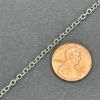 Picture of Sterling Silver Oxidized Cable Stamp Bulk Chain 2.5mm, Sold by the Foot
