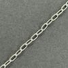 Picture of Beadalon Silver Plated Cable, Elongated Bulk Chain 3.4mm, Sold per 6.5 Foot Lengths