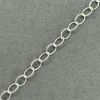 Picture of Silver Plated Cable Bulk Chain 4.8mm, Sold per 4 Foot Lengths. IMPORTED ECONOMY QUALITY CHAINS: DUE TO THE PRICE, THIS ITEM VARIES IN LENGTH AND SIZE, NO REFUNDS OR EXCHANGES.