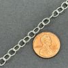Picture of Silver Plated Cable Bulk Chain 5mm, Sold per 4 Foot Lengths