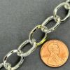 Picture of Silver Plated Heavy Cable Bulk Chain 11mm, Sold per 4 Foot Lengths