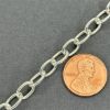 Picture of Silver Plated Heavy Cable Chain 6.1mm<br />4 Foot Lengths