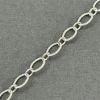 Picture of Silver Plated Stamped Cable Bulk Chain 6mm<br />4 Foot Lengths