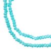 Picture of Crystal Lane 1.5x2.5mm Opaque Blue Rondelle, 2 Strand 7" Strands