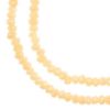 Picture of Crystal Lane 1.5x2.5mm Opaque Cream Rondelle, 2 Strand 7" Strands