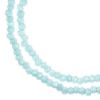 Picture of Crystal Lane 1.5x2.5mm Opaque Light Blue Rondelle, 2 Strand 7" Strands