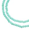 Picture of Crystal Lane 1.5x2.5mm Opaque Turquoise Blue Rondelle, 2 Strand 7" Strands