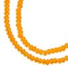 Picture of Crystal Lane 1.5x2.5mm Transparent Orange Rondelle, 2 Strand 7" Strands