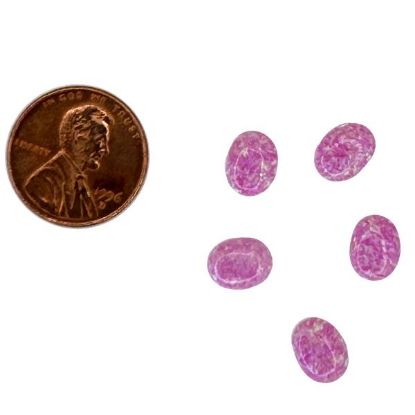 Picture of Imitation Pink Opal, Oval Cabochon, 7x9mm