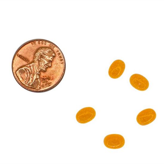 Picture of Imitation Melon Opal, Oval Cabochon, 5x7mm